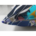 Çift Taraflı Suluboya Desenli Dijital Baskılı Modern Süet Yastık Kırlent Kılıfı Realhomes