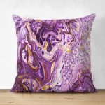 - Suet-K3739-Gorsel - Realhomes Çift Taraflı Ebru Motifli Dijital Baskılı Modern Süet Yastık Kırlent Kılıfı Realhomes