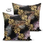 - Suet-K3742-Gorsel-1 - Realhomes Çift Taraflı Karmaşık Motifli Özel Tasarım Dijital Baskılı Modern Süet Yastık Kırlent Kılıfı Realhomes