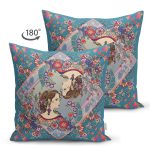 - Suet-K3746-Gorsel-1 - Realhomes Çift Taraflı Kadın Motifli Dijital Baskılı Modern Süet Yastık Kırlent Kılıfı Realhomes