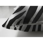 Çift Taraflı Zebra Desenli Dijital Baskılı Modern Süet Yastık Kırlent Kılıfı Realhomes