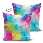 - Suet-K3761-Gorsel-1 - Realhomes Çift Taraflı Renkli Mozaik Motifli Dijital Baskılı Modern Süet Yastık Kırlent Kılıfı Realhomes