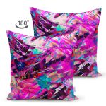 - Suet-K3762-Gorsel-1 - Realhomes Çift Taraflı Karmaşık Rengarenk Desenli Özel Tasarım Dijital Baskılı Modern Süet Yastık Kırlent Kılıfı Realhomes