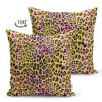 - Suet-K3767-Gorsel-1 - Realhomes Çift Taraflı Leopar Motifli Dijital Baskılı Süet Yastık Kırlent Kılıfı Realhomes