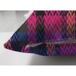 - Suet-K3774-Gorsel-2 - Realhomes Çift Taraflı Ekose Desenli Özel Tasarım Dijital Baskılı Modern Süet Yastık Kırlent Kılıfı Realhomes