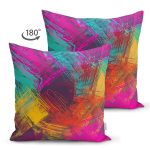 - Suet-K3782-Gorsel-1 - Realhomes Çift Taraflı Multi Colar Dijital Baskılı Modern Süet Yastık Kırlent Kılıfı Realhomes