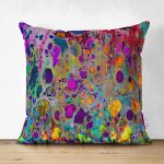 - Suet-K3786-Gorsel - Realhomes Çift Taraflı Karmaşık Ebru Desenli Dijital Baskılı Modern Süet Yastık Kırlent Kılıfı Realhomes