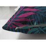 - Suet-K3812-Gorsel-2 - Realhomes Çift Taraflı Renkli yapraklar Dijital Baskılı Modern Süet Yastık Kırlent Kılıfı Realhomes