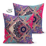 - Suet-K3832-Gorsel-1 - Realhomes Çift Taraflı Etnik Desenli Özel Tasarım Dijital Baskılı Modern Süet Yastık Kırlent Kılıfı Realhomes