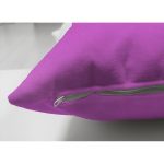 - Suet-K3848-Gorsel-2 - Realhomes Çift Taraflı Mor Çiçek Motifli Dijital Baskılı Modern Süet Yastık Kırlent Kılıfı Realhomes