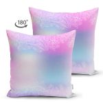 - Suet-K3850-Gorsel-1 - Realhomes Çift Taraflı Silik Zeminde Beyaz Çiçek Motifli Tasarım Dijital Baskılı Modern Süet Yastık Kırlent Kılıfı Realhomes