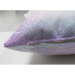 - Suet-K3850-Gorsel-2 - Realhomes Çift Taraflı Silik Zeminde Beyaz Çiçek Motifli Tasarım Dijital Baskılı Modern Süet Yastık Kırlent Kılıfı Realhomes