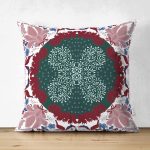 - Suet-K3857-Gorsel - Realhomes Çift Taraflı Çiçek Motifli Özel Tasarım Dijital Baskılı Modern Süet Yastık Kırlent Kılıfı Realhomes