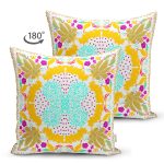 - Suet-K3858-Gorsel-1 - Realhomes Çift Taraflı Summer Özel Seri Dijital Baskılı Modern Süet Yastık Kırlent Kılıfı Realhomes