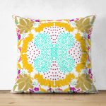 - Suet-K3858-Gorsel - Realhomes Çift Taraflı Summer Özel Seri Dijital Baskılı Modern Süet Yastık Kırlent Kılıfı Realhomes