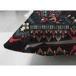 - Suet-K3860-Gorsel-2 - Realhomes Çift Taraflı Etnik Kilim Desenli Özel Tasarım Dijital Baskılı Modern Süet Yastık Kırlent Kılıfı Realhomes