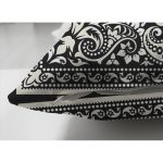 - Suet-K3863-Gorsel-2 - Realhomes Çift Taraflı Damask motifli Modern Süet Yastık Kırlent Kılıfı Realhomes