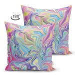 - Suet-K3865-Gorsel-1 - Realhomes Çift Taraflı Ebru Desenli Dijital Baskılı Modern Süet Yastık Kırlent Kılıfı Realhomes