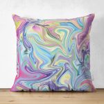 - Suet-K3865-Gorsel - Realhomes Çift Taraflı Ebru Desenli Dijital Baskılı Modern Süet Yastık Kırlent Kılıfı Realhomes