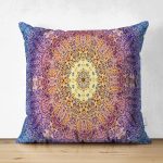 - Suet-K3868-Gorsel - Realhomes Çift Taraflı Multi Colar Dijital Baskılı Modern Süet Yastık Kırlent Kılıfı Realhomes