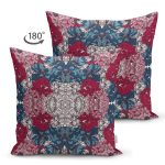 - Suet-K3874-Gorsel-1 - Realhomes Çift Taraflı Çiçek Motifli Özel Tasarım Dijital Baskılı Modern Süet Yastık Kırlent Kılıfı Realhomes