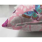 - Suet-K3886-Gorsel-2 - Realhomes Çift Taraflı Kelebek Ve Gül Motifli Dijital Baskılı Özel Tasarım Modern Süet Yastık Kırlent Kılıfı Realhomes