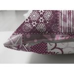 - Suet-K3889-Gorsel-2 - Realhomes Çift Taraflı Patchwork Desen Dijital Baskılı Modern Süet Yastık Kırlent Kılıfı Realhomes