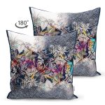 - Suet-K3891-Gorsel-1 - Realhomes Çift Taraflı Karmaşık Çiçek Desenli Özel Tasarım Dijital Baskılı Modern Süet Yastık Kırlent Kılıfı Realhomes