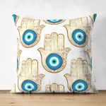 - Suet-K3894-Gorsel - Realhomes Çift Taraflı Etnik Motifli Dijital Baskılı Modern Süet Yastık Kırlent Kılıfı Realhomes