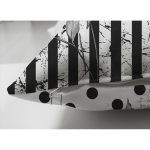 - Suet-K3902-Gorsel-2 - Realhomes Çift Taraflı Çizgili Puanlı Zeminde Çiçek Desenli Özel Tasarım Dijital Baskılı Modern Süet Yastık Kırlent Kılıfı Realhomes