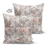 - Suet-K3909-Gorsel-1 - Realhomes Çift Taraflı Soyut Damask Motifli Özel Tasarım Dijital Baskılı Modern Süet Yastık Kırlent Kılıfı Realhomes
