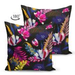 - Suet-K3913-Gorsel-1 - Realhomes Çift Taraflı Summer Özel Seri Dijital Baskılı Modern Süet Yastık Kırlent Kılıfı Realhomes