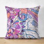 - Suet-K3919-Gorsel - Realhomes Çift Taraflı Etnik Motifli Özel Tasarım Dijital Baskılı Modern Süet Yastık Kırlent Kılıfı Realhomes