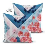 Çift Taraflı Fashion Özel Tasarım Dijital Baskılı Modern Süet Yastık Kırlent Kılıfı Realhomes