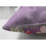 - Suet-K3925-Gorsel-2 - Realhomes Çift Taraflı Mor Zeminde Kelebek Desenli Dijital Baskılı Modern Süet Yastık Kırlent Kılıfı Realhomes