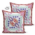 - Suet-K3927-Gorsel-1 - Realhomes Çift Taraflı Çini Desenli Dijital Baskılı Modern Süet Yastık Kırlent Kılıfı Realhomes