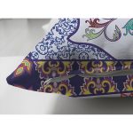 - Suet-K3928-Gorsel-2 - Realhomes Çift Taraflı Çini Desenli Dijital Baskılı Modern Süet Yastık Kırlent Kılıfı Realhomes