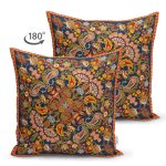 - Suet-K3930-Gorsel-1 - Realhomes Çift Taraflı Etnik Motifli Özel Tasarım Dijital Baskılı Modern Süet Yastık Kırlent Kılıfı Realhomes