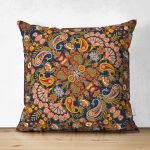 - Suet-K3930-Gorsel - Realhomes Çift Taraflı Etnik Motifli Özel Tasarım Dijital Baskılı Modern Süet Yastık Kırlent Kılıfı Realhomes