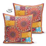 - Suet-K3933-Gorsel-1 - Realhomes Çift Taraflı Etnik Motifli Özel Tasarım Dijital Baskılı Modern Süet Yastık Kırlent Kılıfı Realhomes