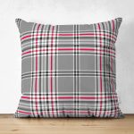 - Suet-K3938-Gorsel - Realhomes Çift Taraflı Ekose Desenli Dijital Baskılı Modern Süet Yastık Kırlent Kılıfı Realhomes