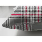 - Suet-K3938-Gorsel-2 - Realhomes Çift Taraflı Ekose Desenli Dijital Baskılı Modern Süet Yastık Kırlent Kılıfı Realhomes