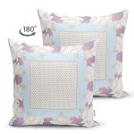 - Suet-K3940-Gorsel-1 - Realhomes Çift Taraflı Çiçekli Çerçeve İçinde Altın Rengi Puanlı Özel Tasarım Dijital Baskılı Modern Süet Yastık Kırlent Kılıfı Realhomes