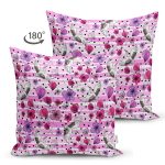 - Suet-K3942-Gorsel-1 - Realhomes Çift Taraflı Leylek Ve Çiçek Desenli Dijital Baskılı Özel Tasarım Modern Süet Yastık Kırlent Kılıfı Realhomes