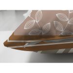 - Suet-K3953-Gorsel-2 - Realhomes Çift Taraflı Yaprak Ve Puanlı Özel Tasarım Dijital Baskılı Modern Süet Yastık Kırlent Kılıfı Realhomes