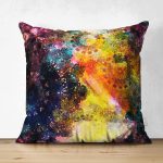 - Suet-K3960-Gorsel - Realhomes Çift Taraflı Soyut Renkli Özel Tasarım Dijital Baskılı Modern Süet Yastık Kırlent Kılıfı Realhomes