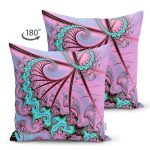 - Suet-K3971-Gorsel-1 - Realhomes Çift Taraflı Fraktal Motifli Özel Tasarım Dijital Baskılı Modern Süet Yastık Kırlent Kılıfı Realhomes