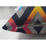 - Suet-K3975-Gorsel-2 - Realhomes Çift Taraflı Rengarenk Zikzak Motifli Özel Tasarım Dijital Baskılı Modern Süet Yastık Kırlent Kılıfı Realhomes