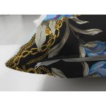 - Suet-K3981-Gorsel-2 - Realhomes Çift Taraflı Zincir Ve Çiçek Desenli Özel Tasarım Dijital Baskılı Modern Süet Yastık Kırlent Kılıfı Realhomes