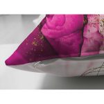 - Suet-K4001-Gorsel-2 - Realhomes Çift Taraflı Pembe Sulu Boya Zeminde Altın Desenli Özel Tasarım Dijital Baskılı Modern Süet Yastık Kırlent Kılıfı Realhomes